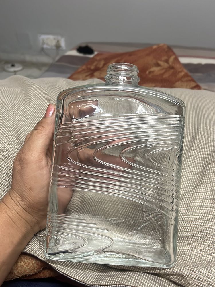 Glass Vase Bottle For Sale Transparent Brand New