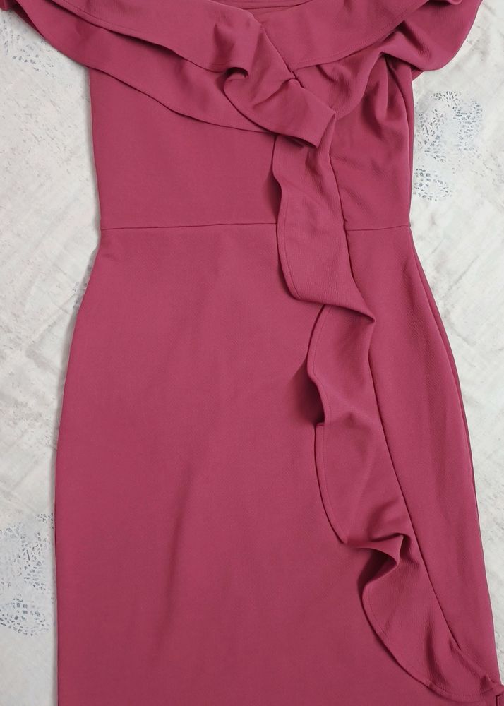 Athena mauve Bodycon  Dress