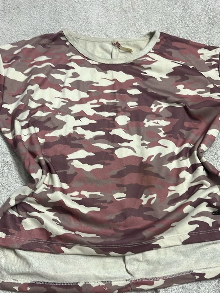 Cute Camo Crop Top