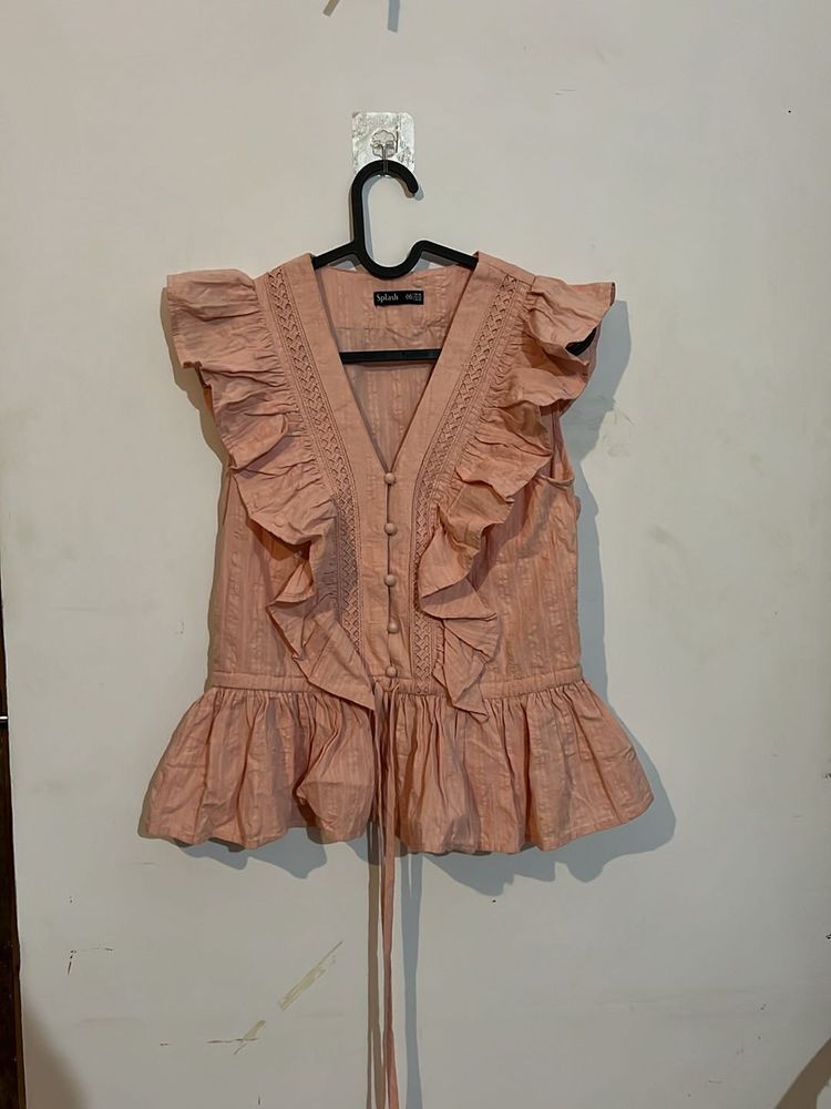 Aesthetic Pink Cute Blouse