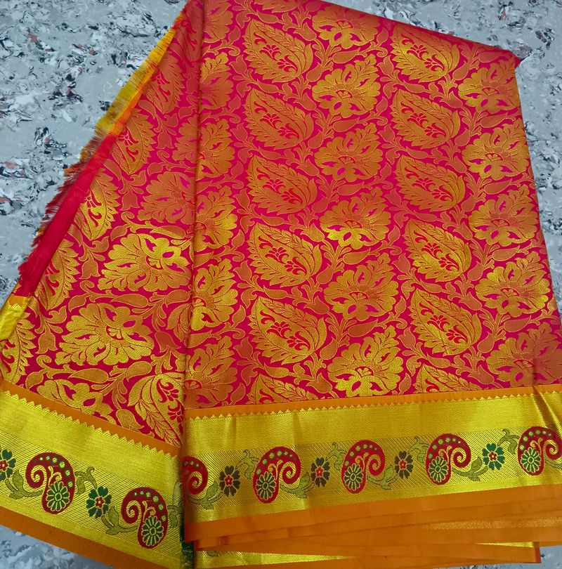 Red Pattu Saree