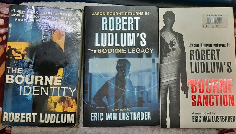 Combo Of 3 Jason Bourne Thriller Novels