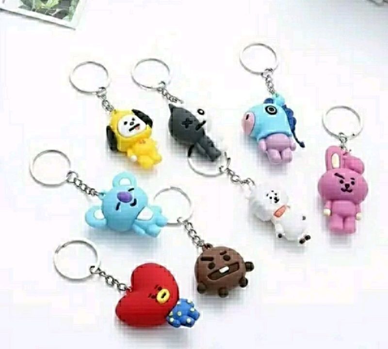 BT21 Whole Band Keychain