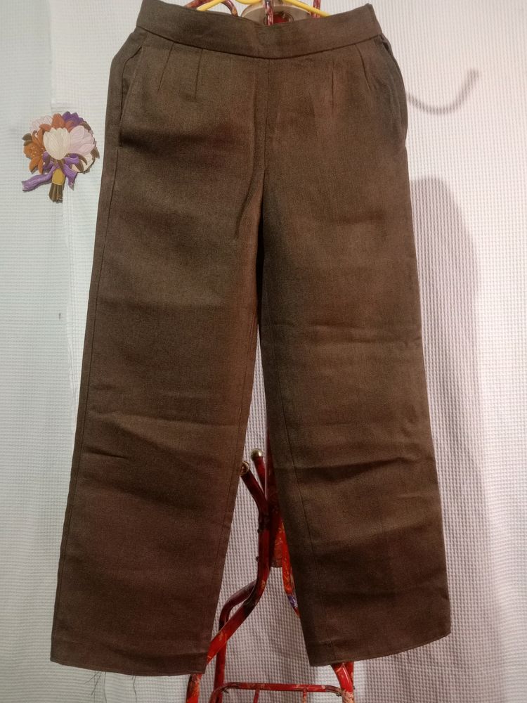 Brown Formal Pants