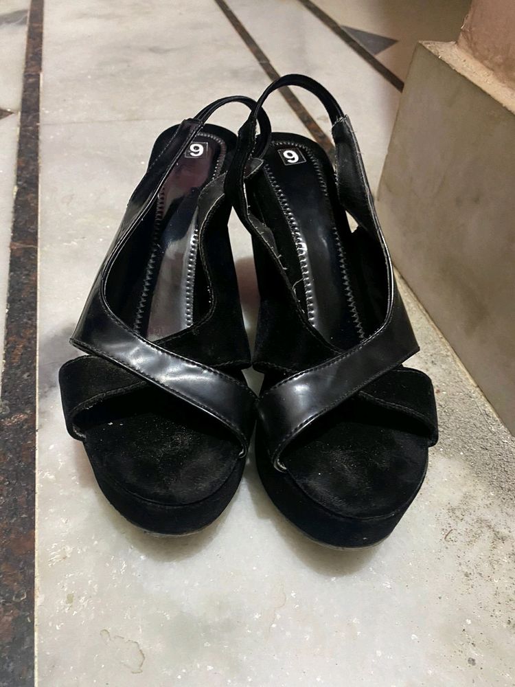 Women Black Sandals