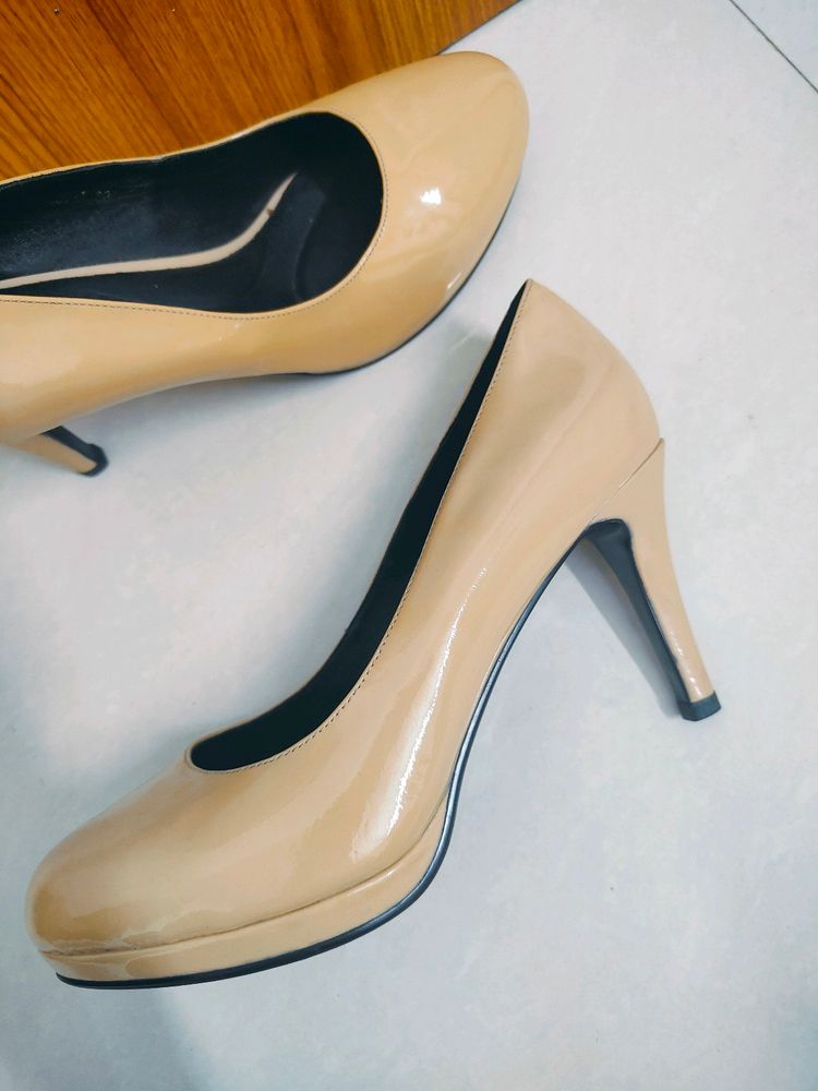 Real Leather Imported Luxury Brand Heels