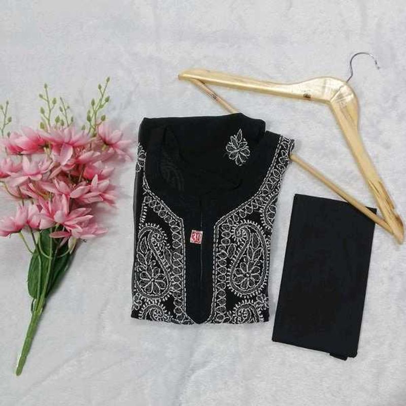 Woman Black Kurti