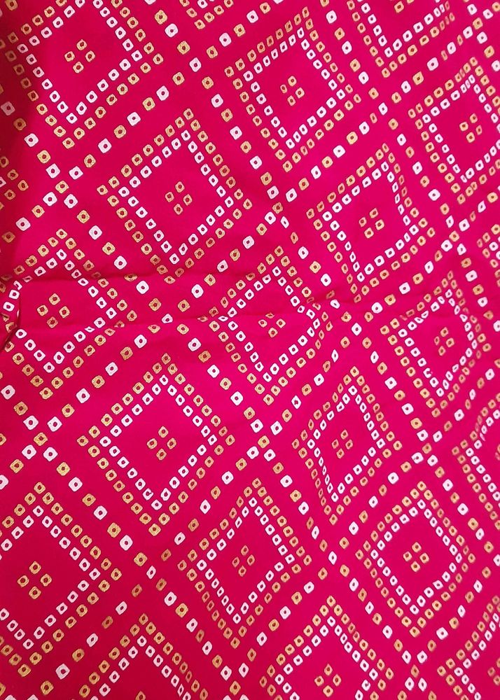 Pink Dress Material 2.5meters Rayon