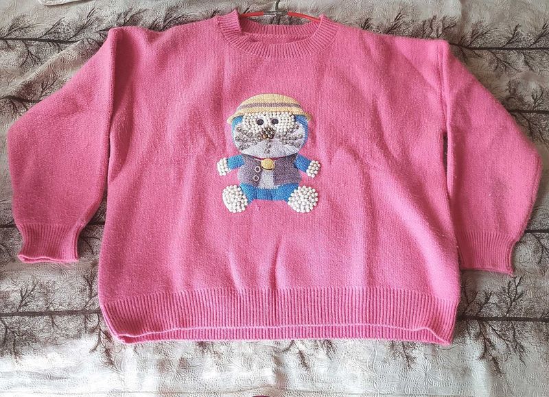 Beautiful Woolen Top Sweater  Size - XXL