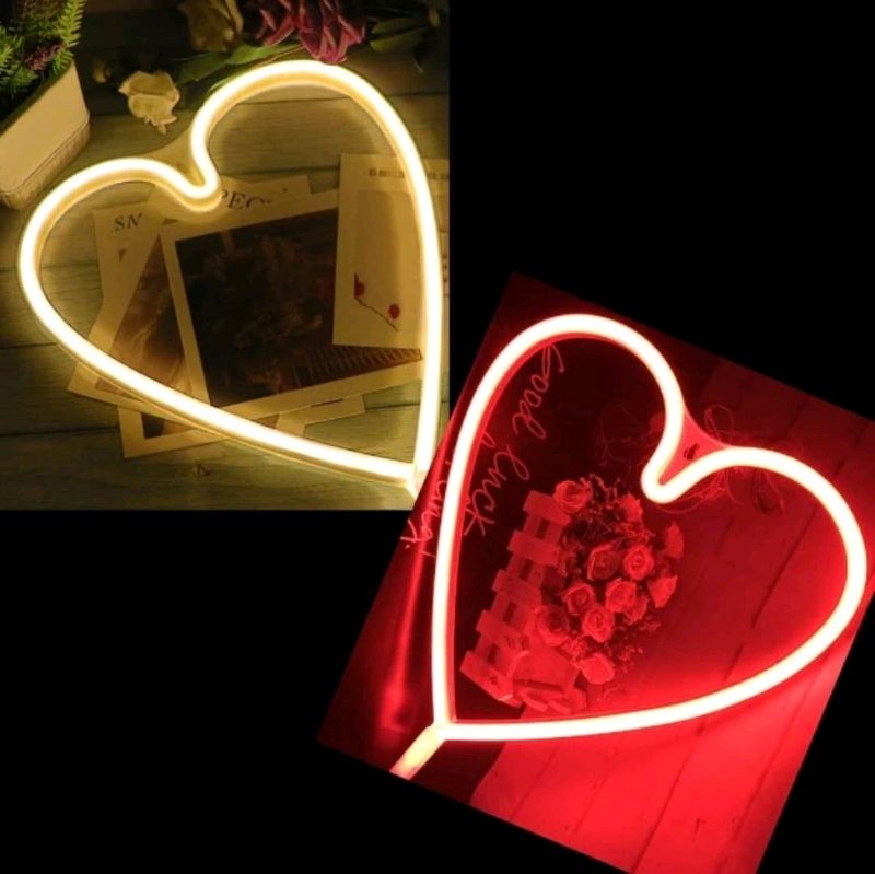 Heart Shape Neon Light