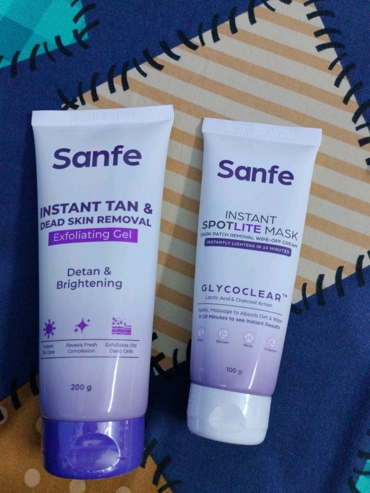 Sanfe Instant tan and Dark patch remover