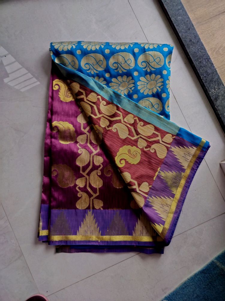 Pure Pattu Saree With Blouse It's Orignal Patt