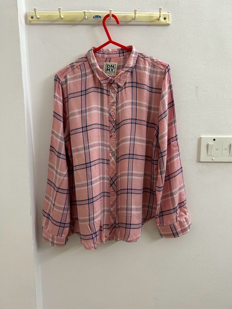 Pink Checked Shirt