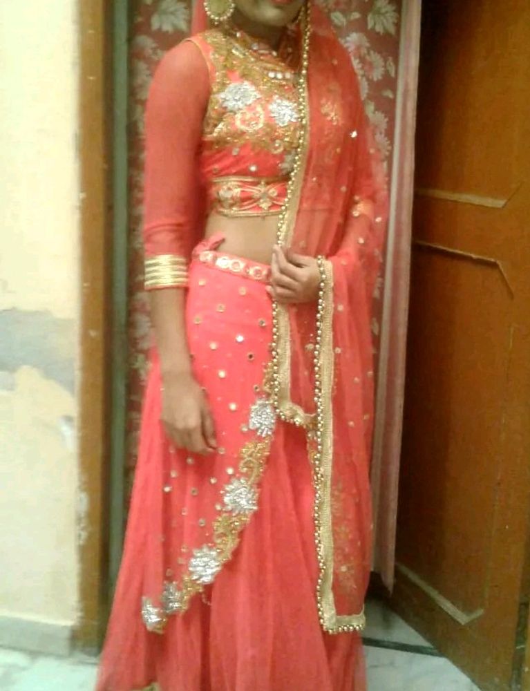 Punch Pink Lehnga Choli