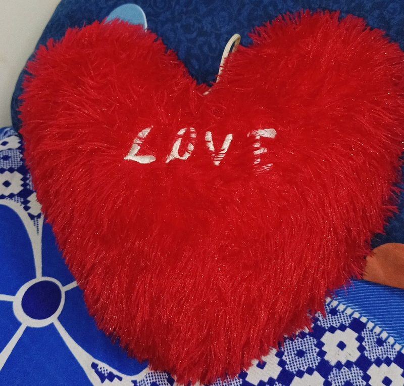 Red ♥️ Heart Pillow