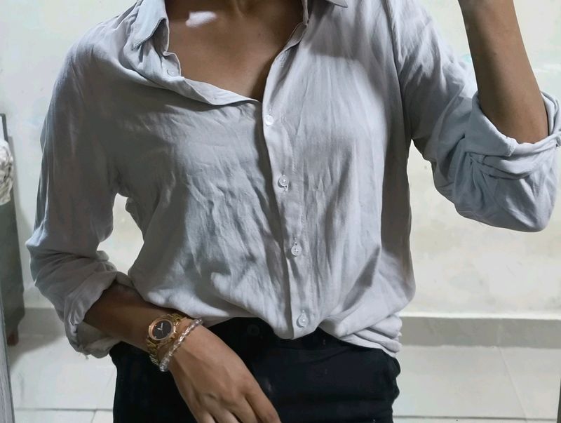 Oversized Formal Office Shirt