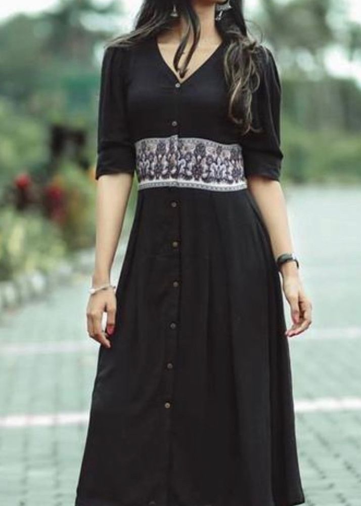 Black Fit N Flare Dress