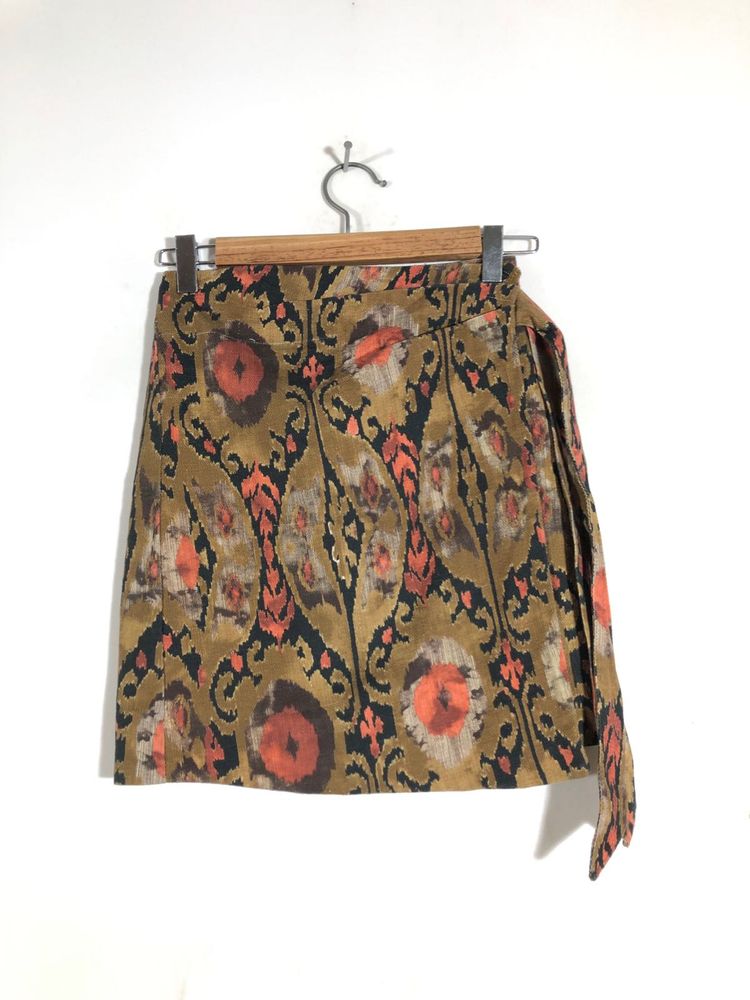 Multi Colour Printed Wrap Around Skirt (Women’s)