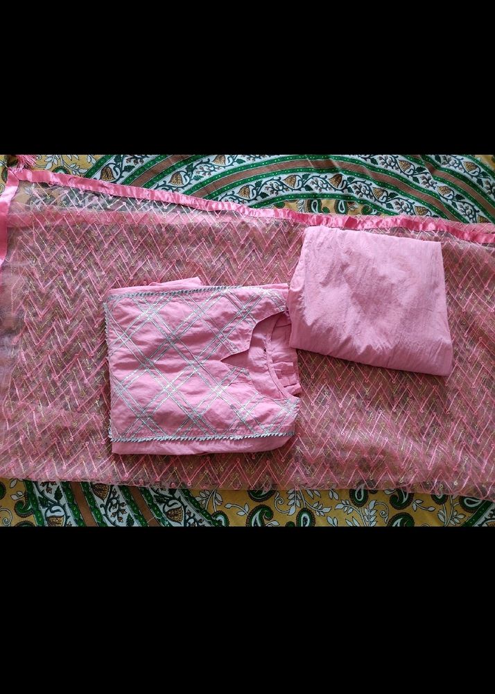 Pink Kurta Set