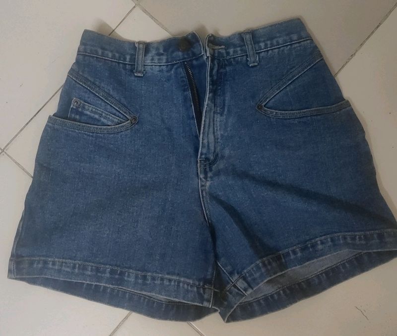 Blue Denim Shorts...