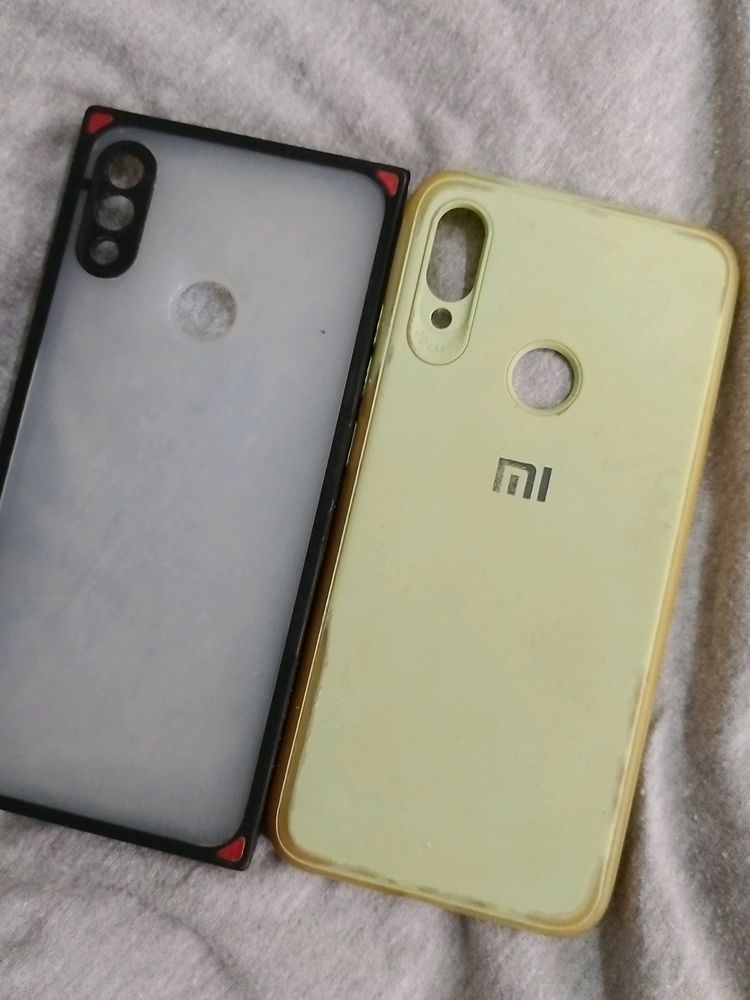 BUY ONE GET ONE Silicon Back Phone Cover Redmi Xiaomi NOTE 7 PRO