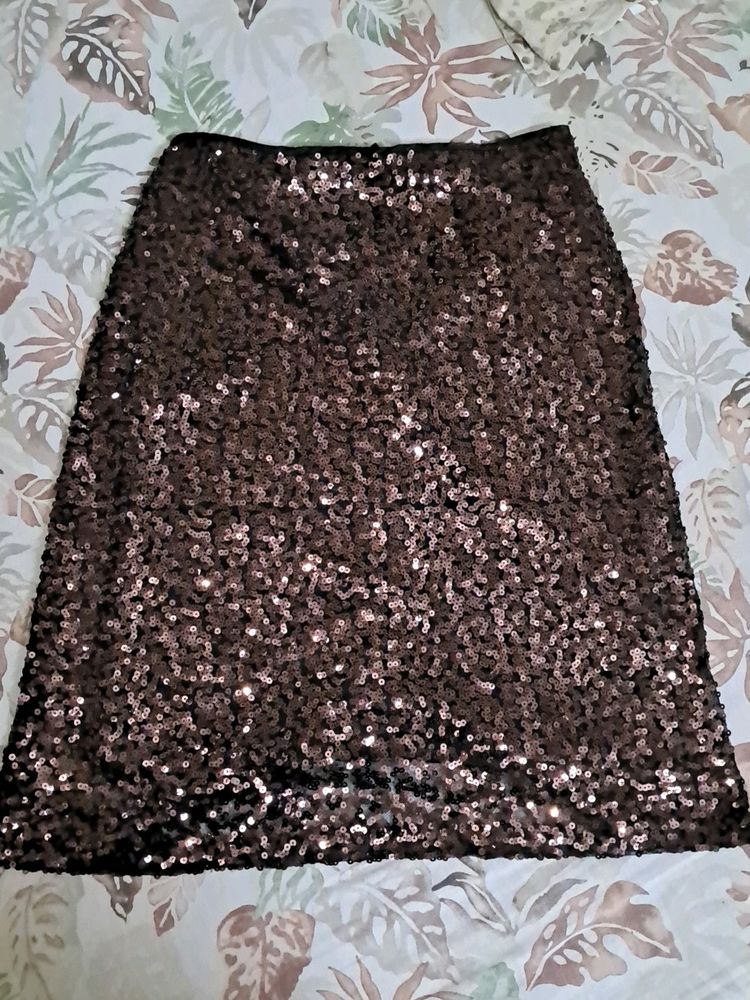 Sequin Party Midi Skirt