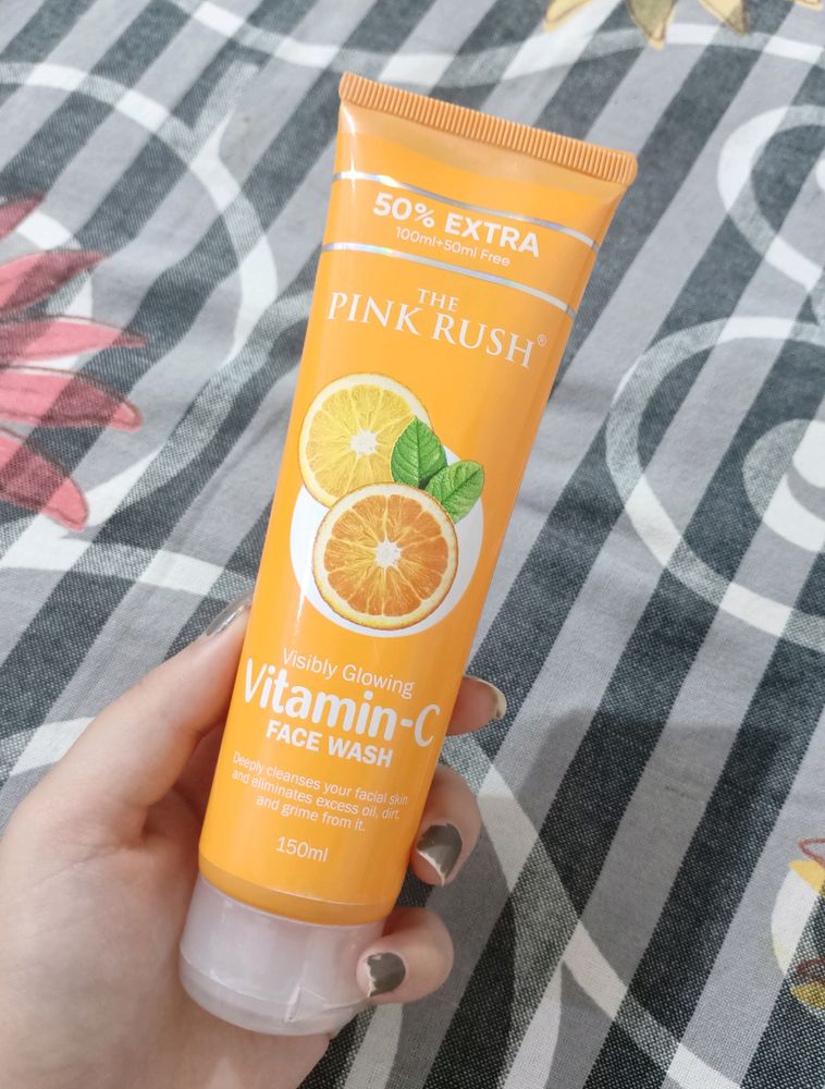 The Pink Rush Vitamin C Face Wash