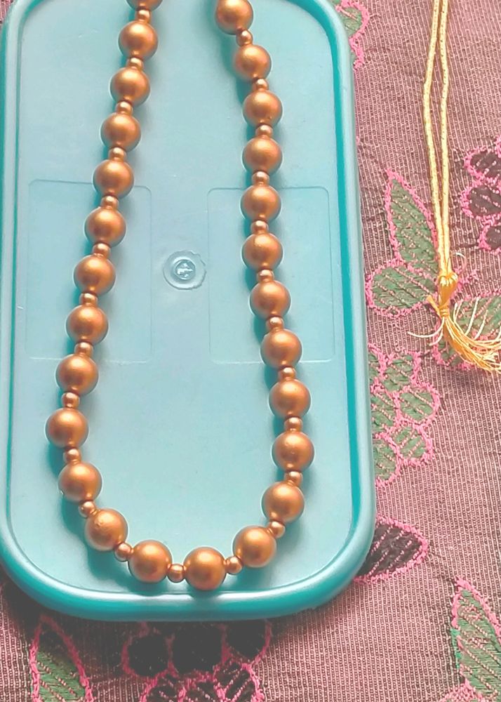 Golden Beads Mala