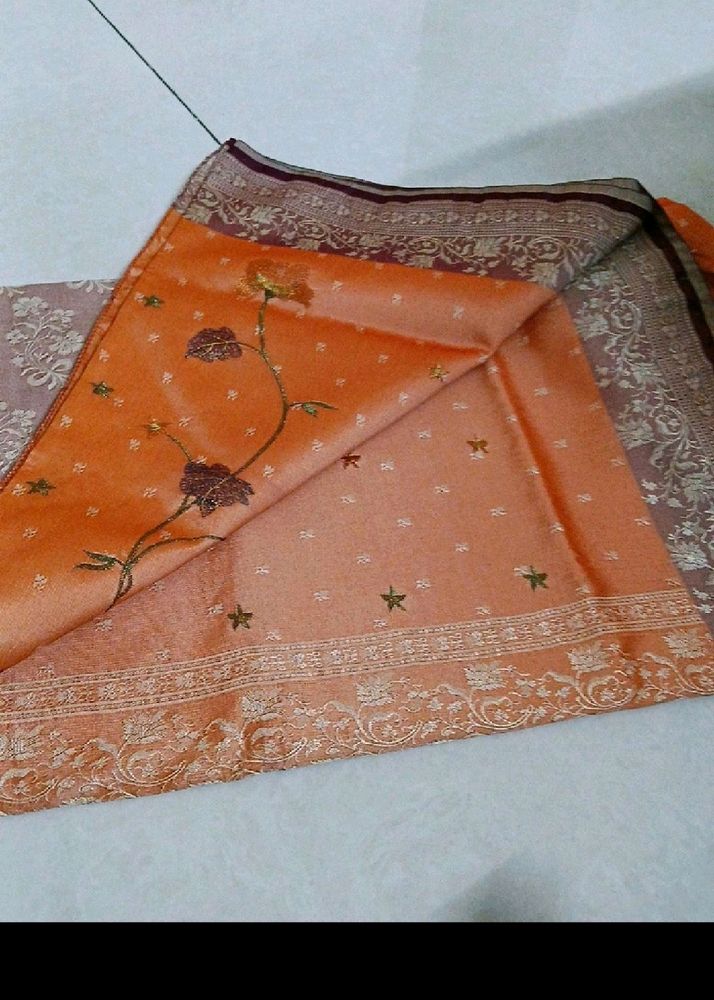 Beatiful Saree With All Over Work