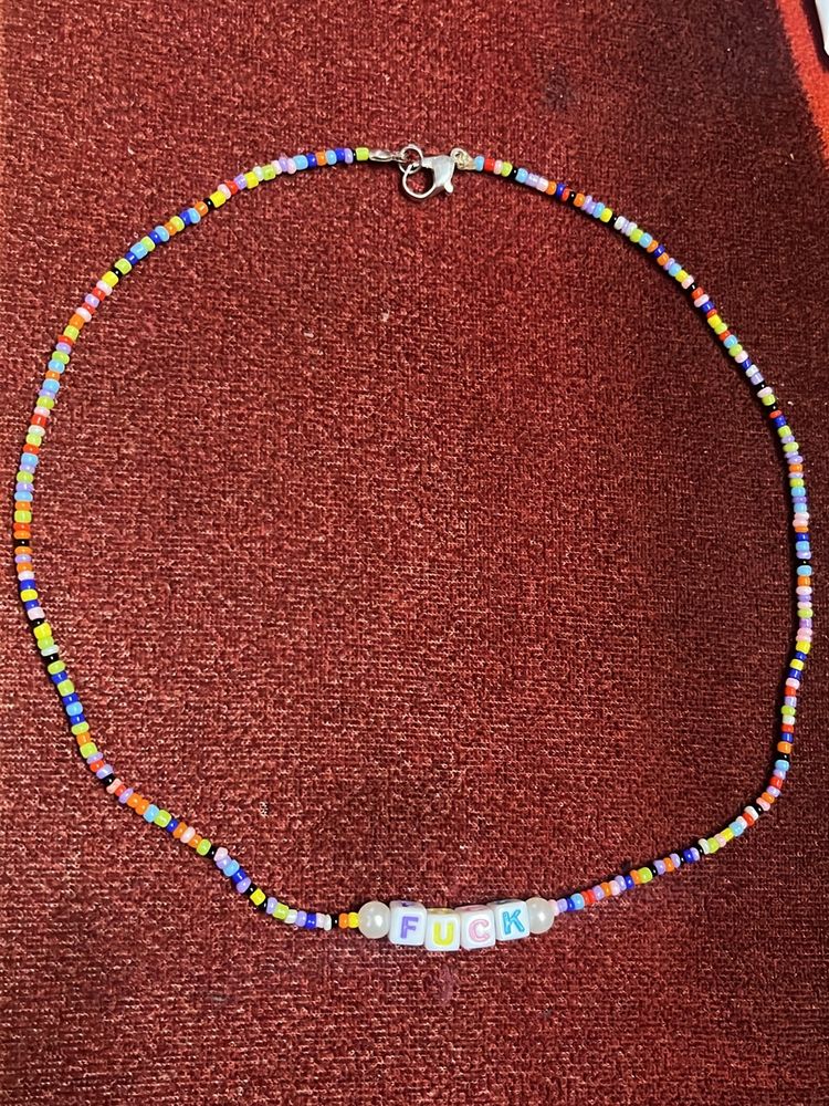 Handmade Multicolor Bead Neckpiece