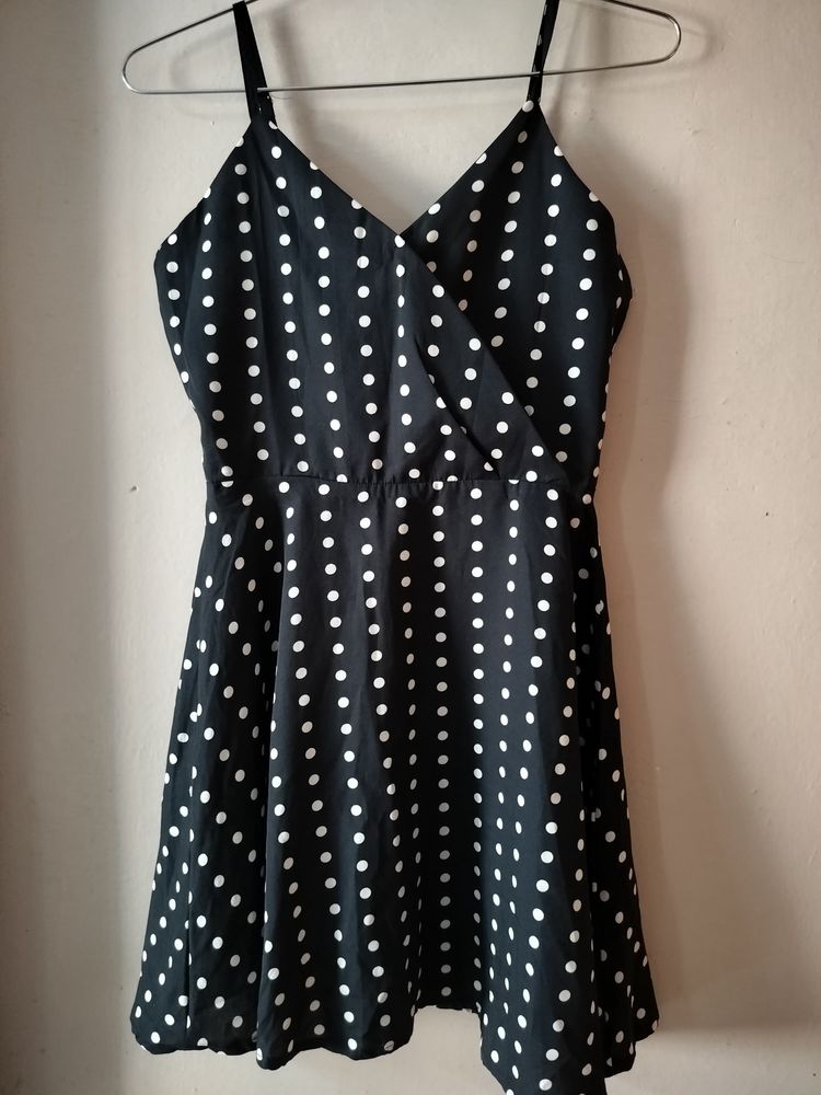 Black Polka Dot Dress