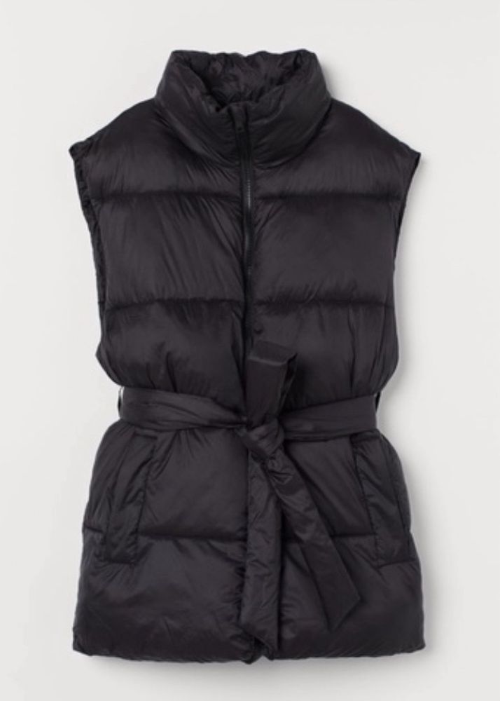 H&M Tiebelt Puffer Vest