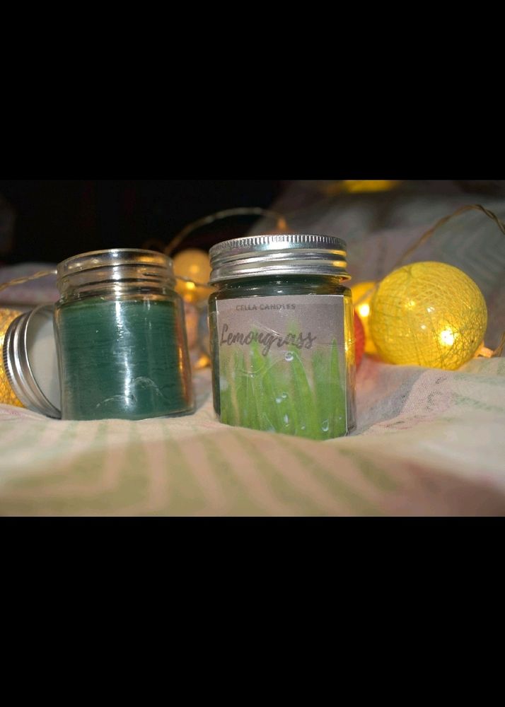 2 Pc Cella Jar Candles