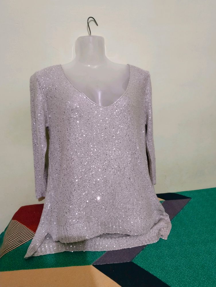 Glitter Sweatshirt For Winter