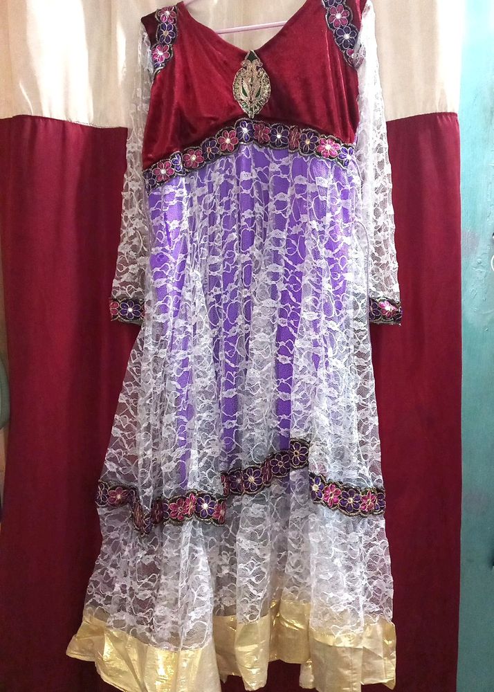 Ethnic Gown🎁🎁🎁❤❤❤ FREE GIFT INSIDE₹30 discount