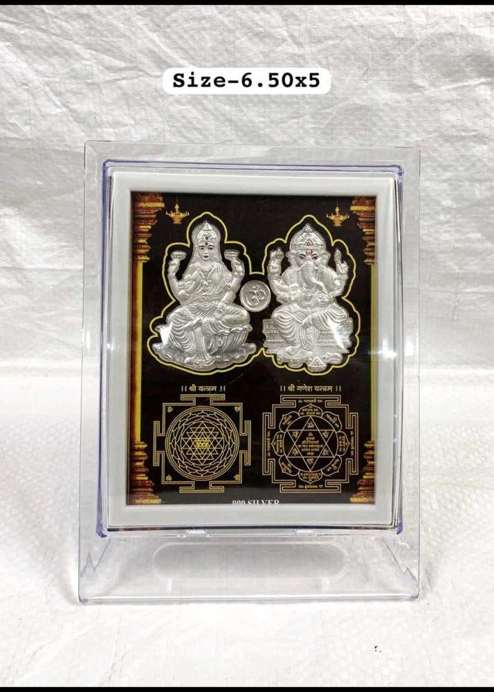 Silver Plated LAXMI Ganesh Ecralic