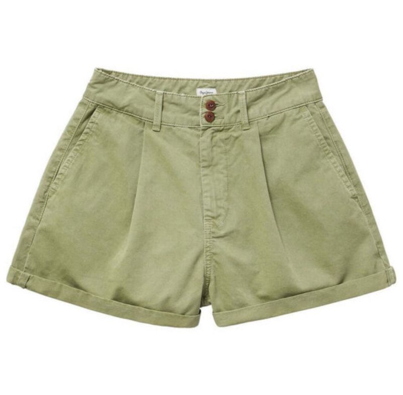 Balloon Fit Pepe Jeans Shorts For Women.