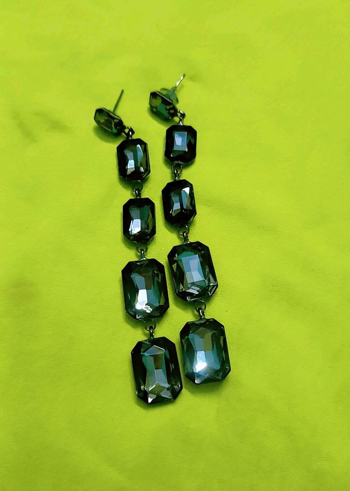 Black Dimond Earring