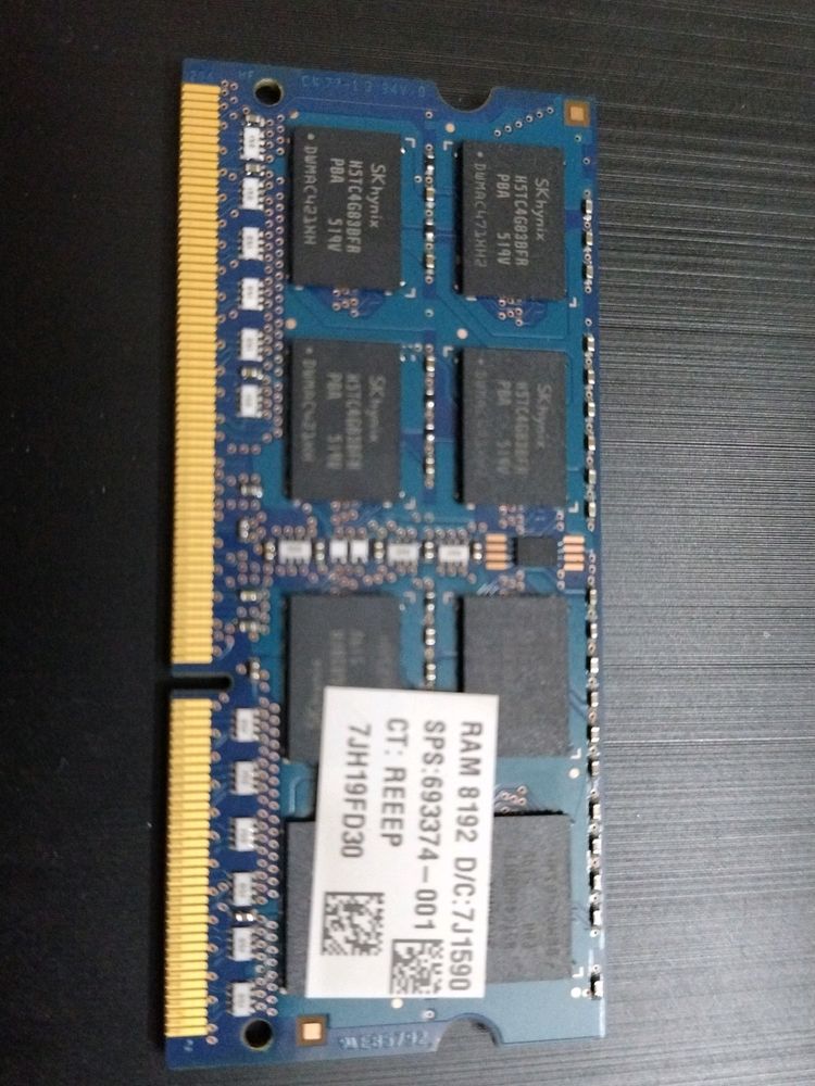 8GB DDR3 RAM For Laptop