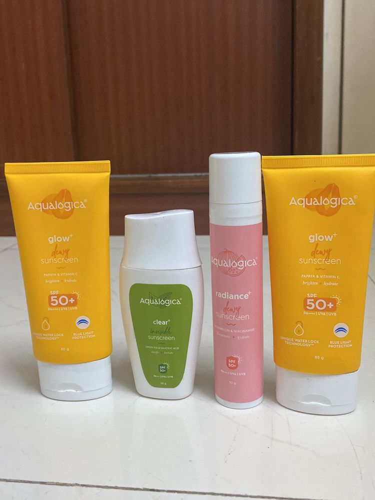 Aqualogica Sunscreen Combo Of 4