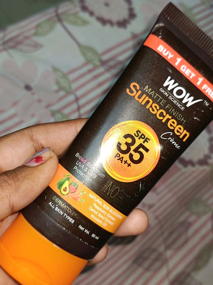 Wow Matte Sunscreen