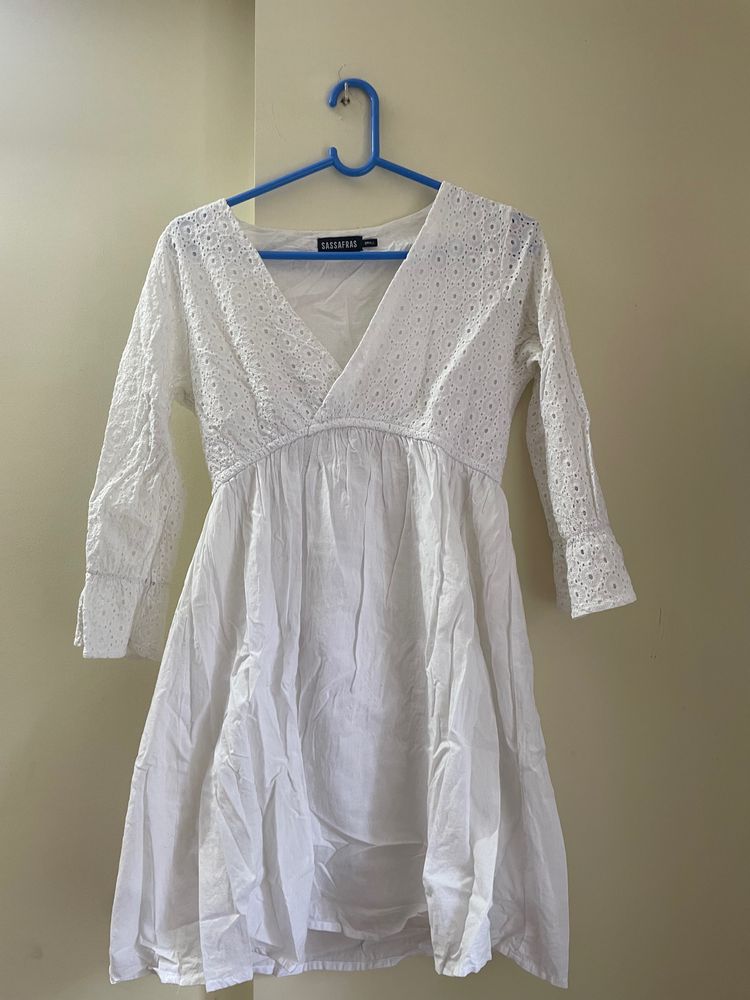 White Cotton Dress