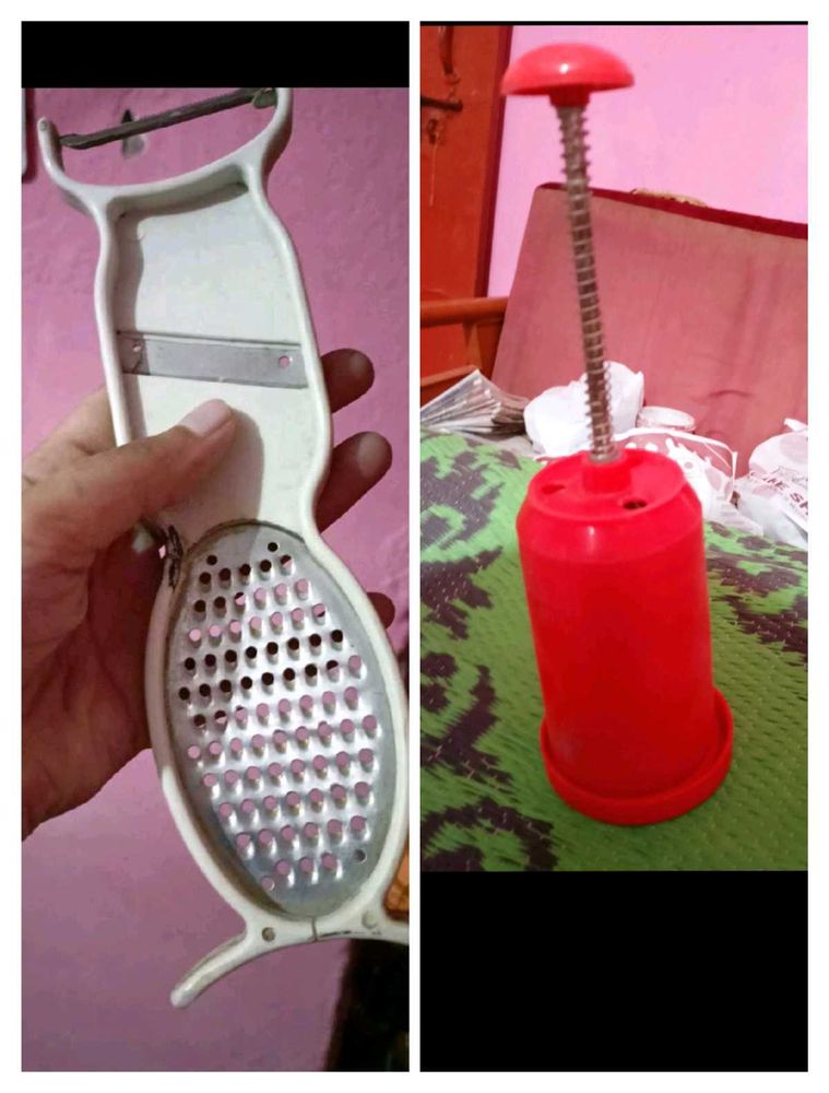 🔥 Combo Stainless Steel Chopper & Grater