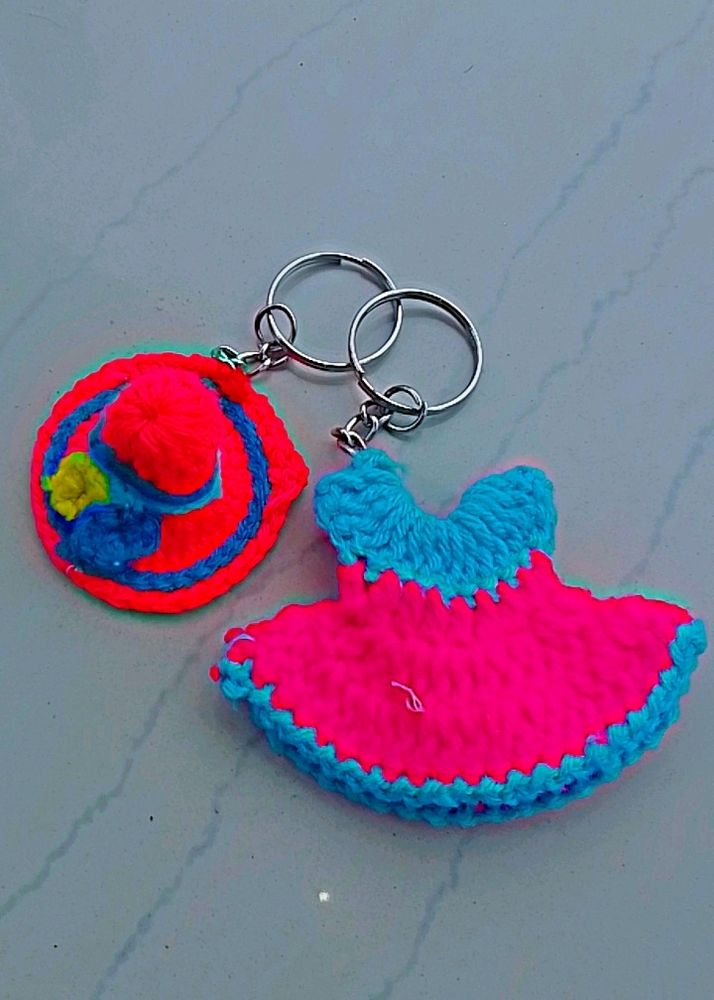 Handmade Crochet Keychain