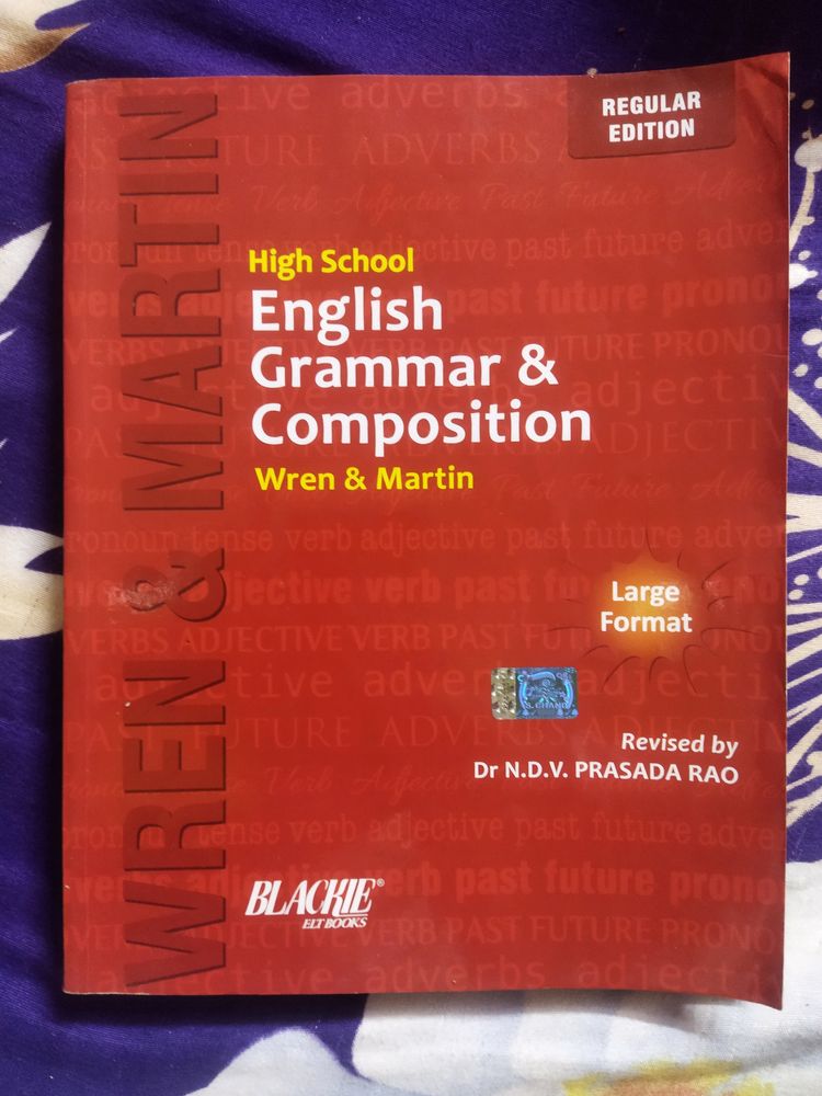 Wren And Martin English Grammar Book..... Full New.... At Just 500 Coins....