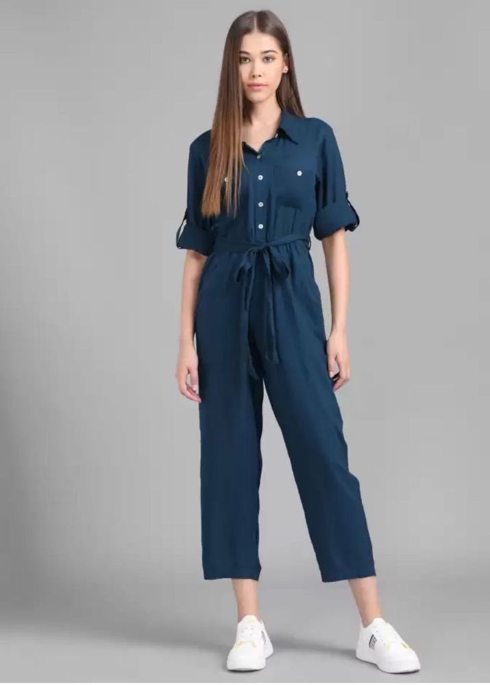 Chic Solid Jumpsuit