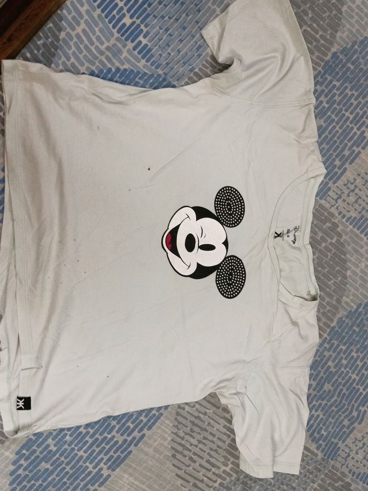 Disney Mickey Print Tshirt