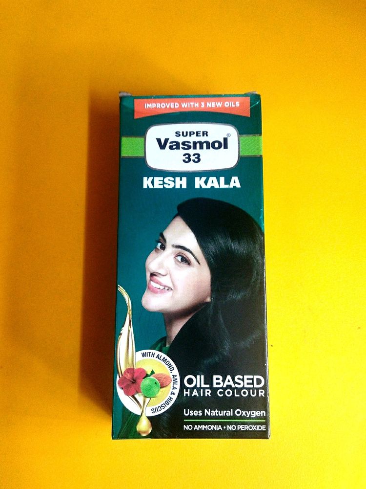 KESH KALA, SUPER VASMOL 33, Improve With 3 New Oils, Oil Based Hair Colour Using Natural Oxygen