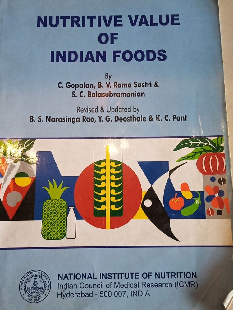 Nutritive Value Of Indian Foods