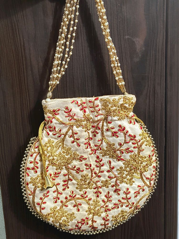 Embroidery Potli Bag